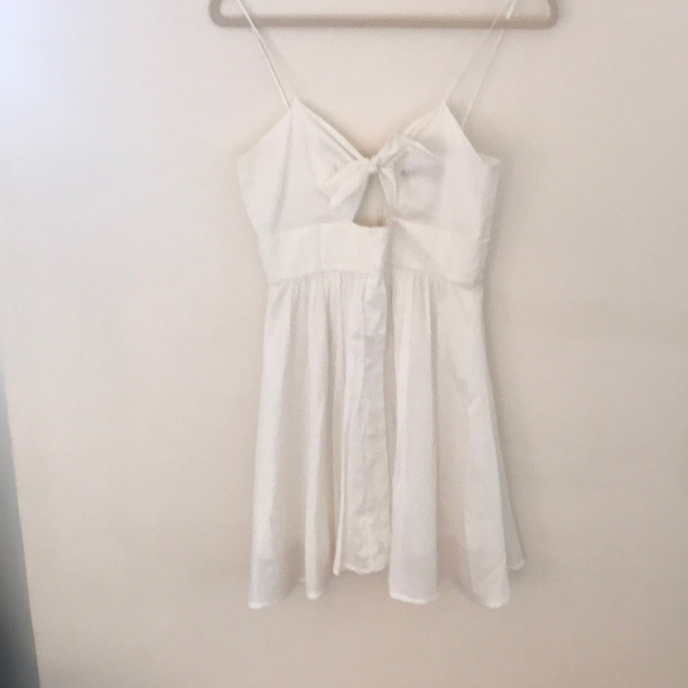Jay Godfrey Strappy chest cut out button up dress